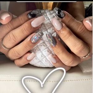 Acrylic nails follow me on Instagram Norissnails